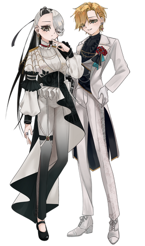 TRPG立ち絵+衣装差分 2025/3